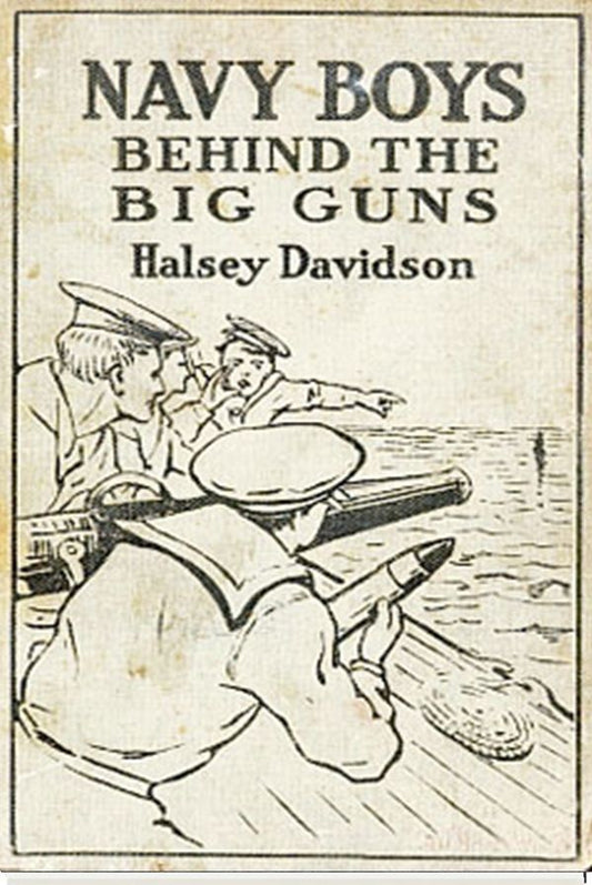 Navy Boys Behind the Big Guns