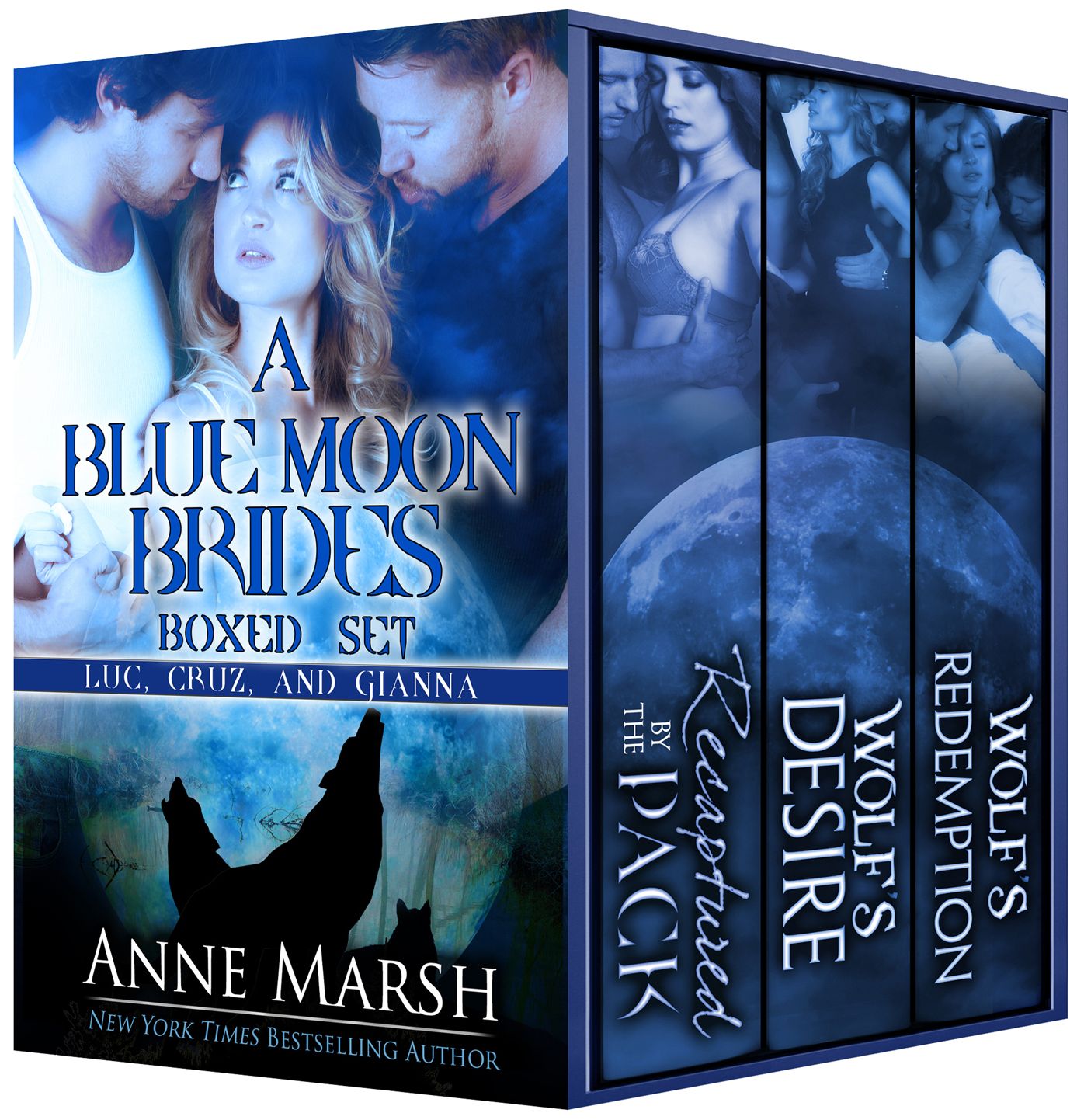 A Blue Moon Brides Boxed Set: Luc, Cruz and Gianna