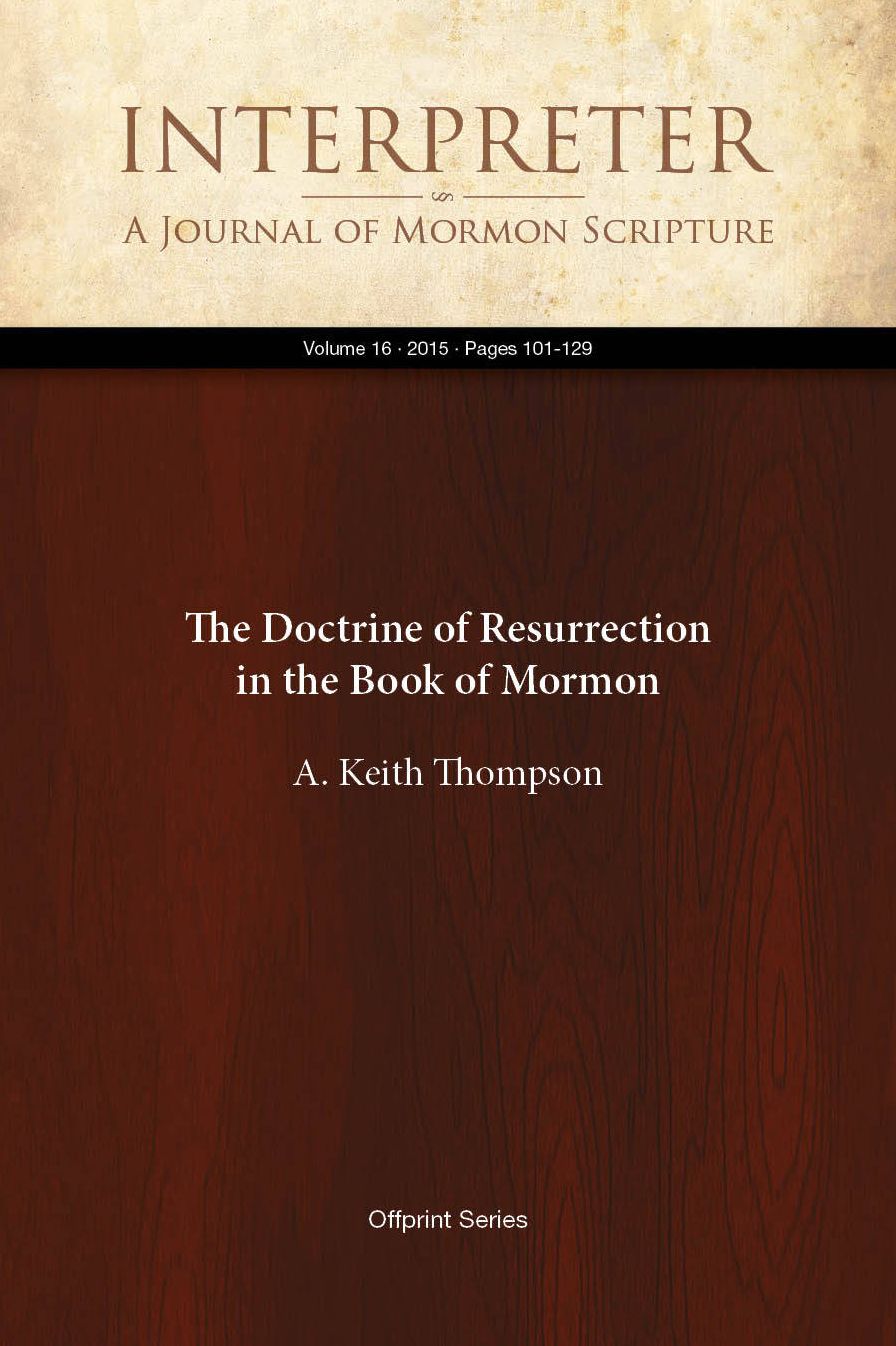 The Doctrine of Resurrection in the Book of Mormon
