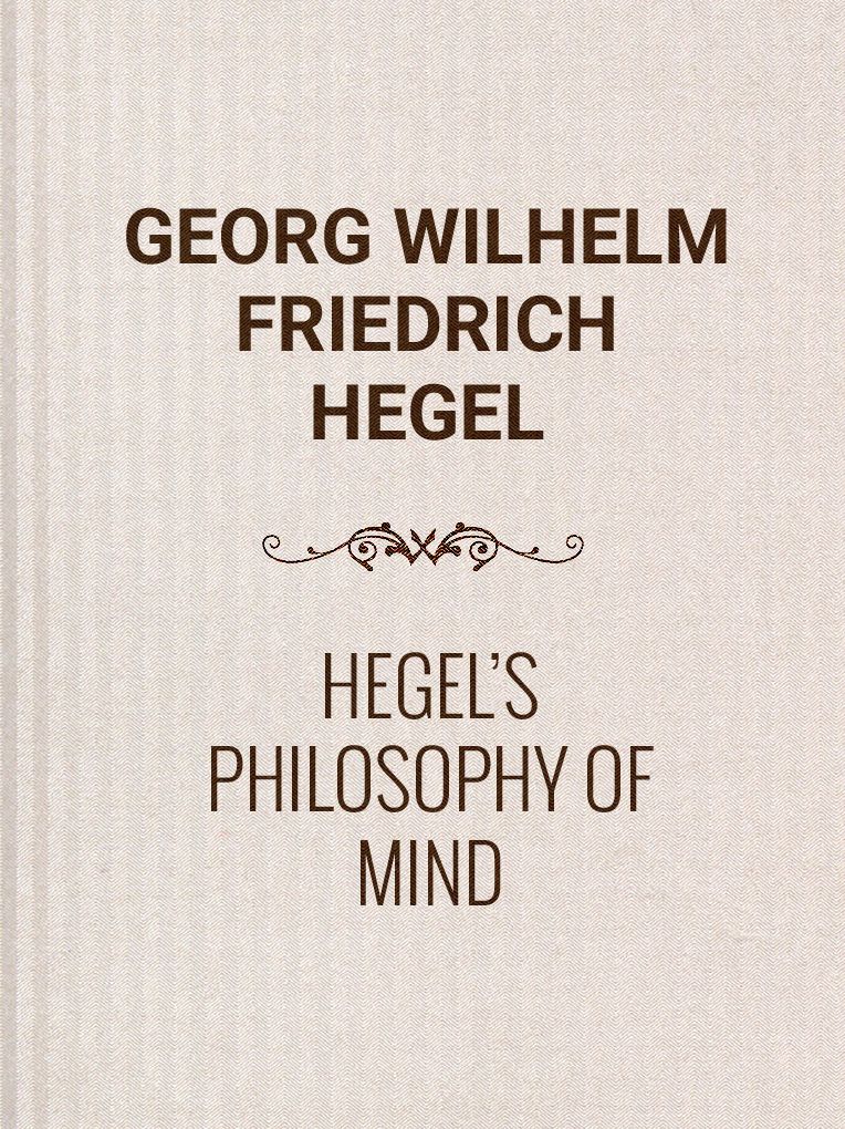 Hegel's Philosophy of Mind