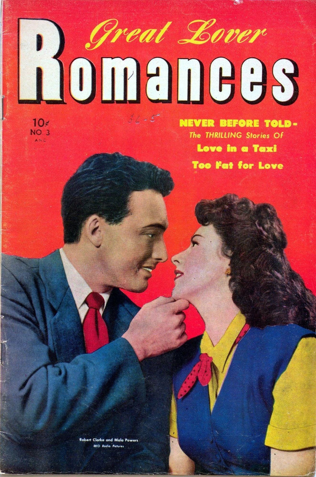 Great Lover Romances Number 3 Love Comic Book