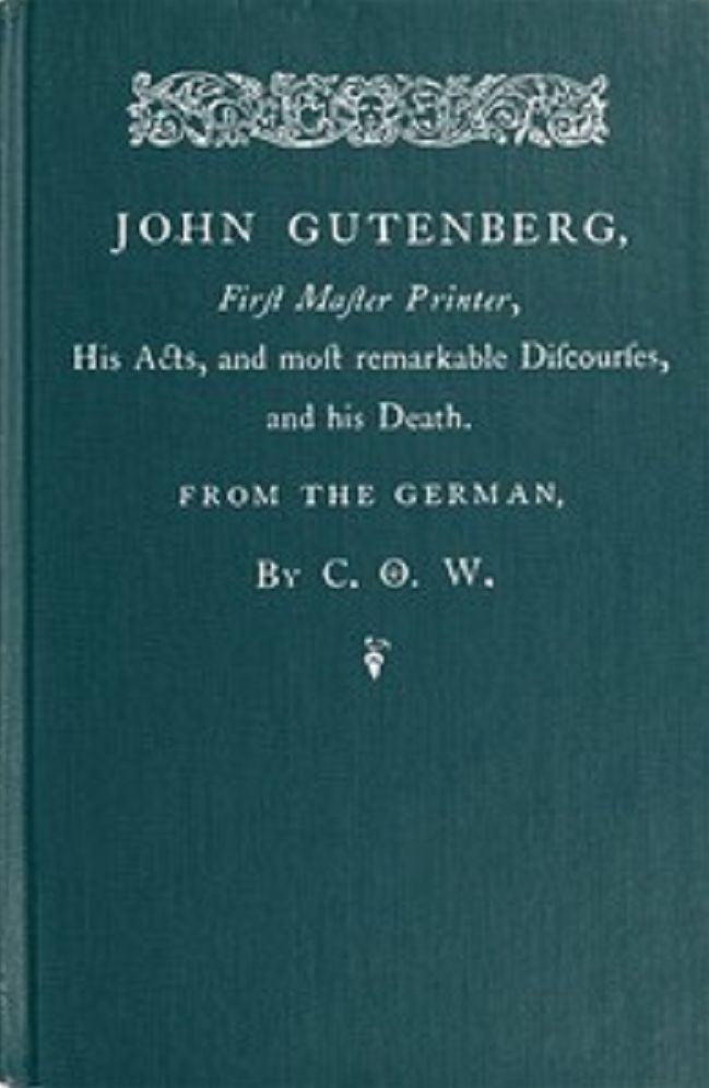 John Gutenberg, First Master Printer (Unabridged)