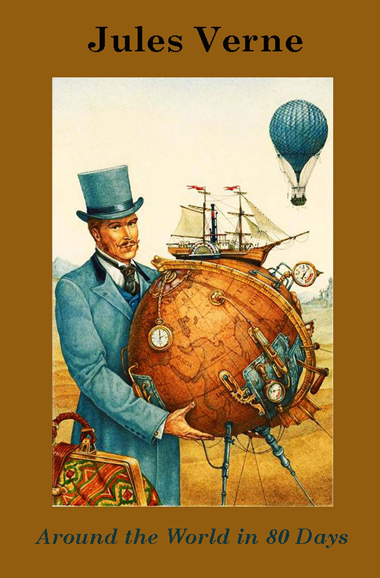 Around the World in 80 Days (illustrated)