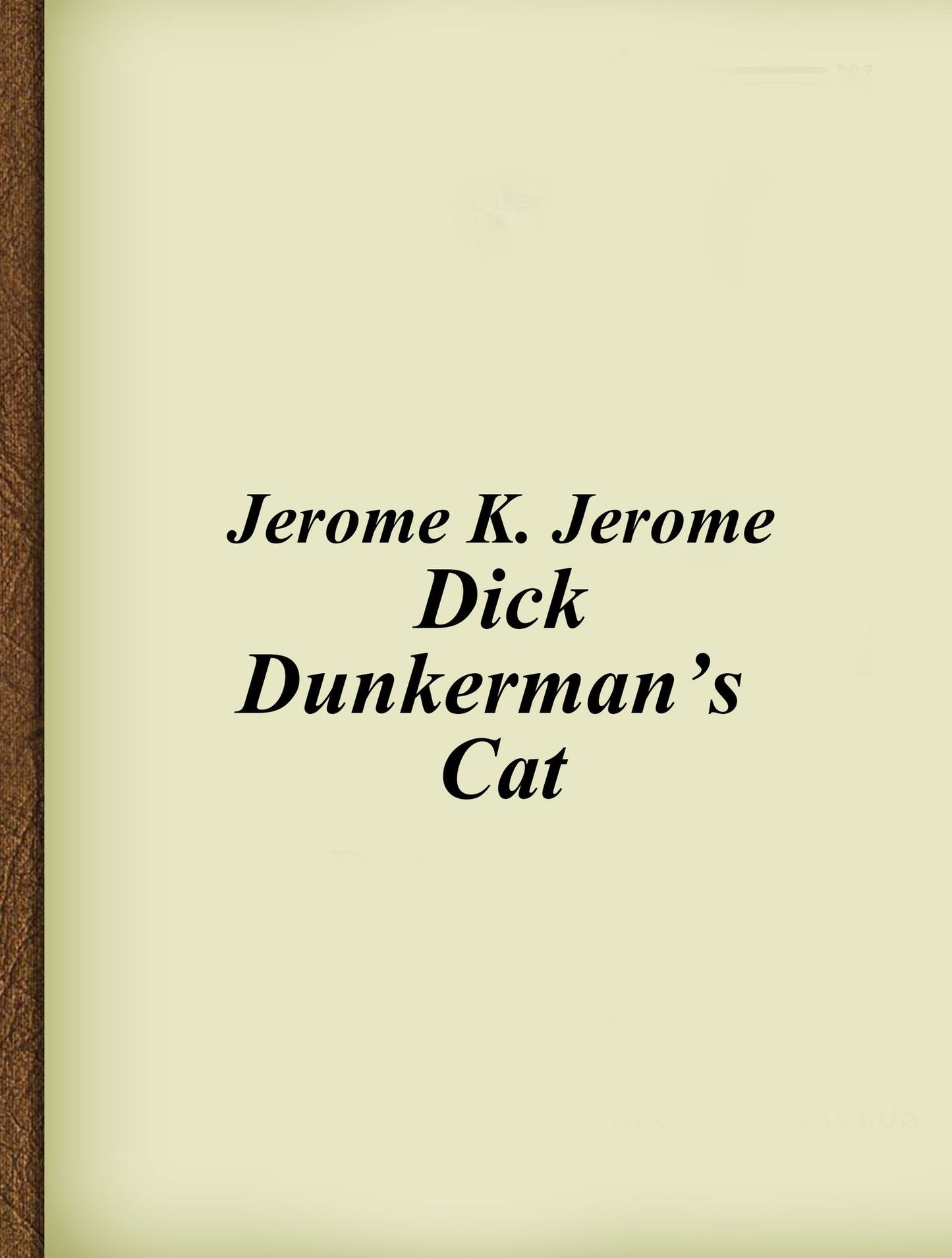 Dick Dunkermans Cat