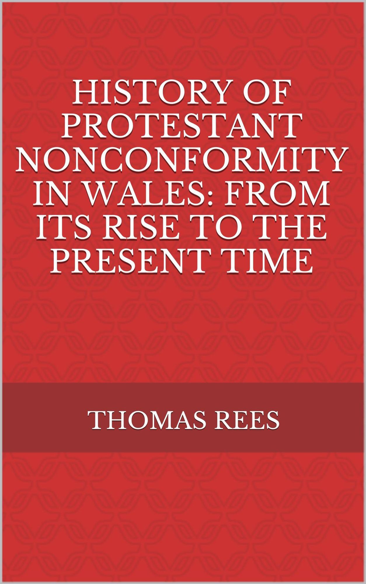 History of Protestant Nonconformity in Wales: From Its Rise to the Present Time