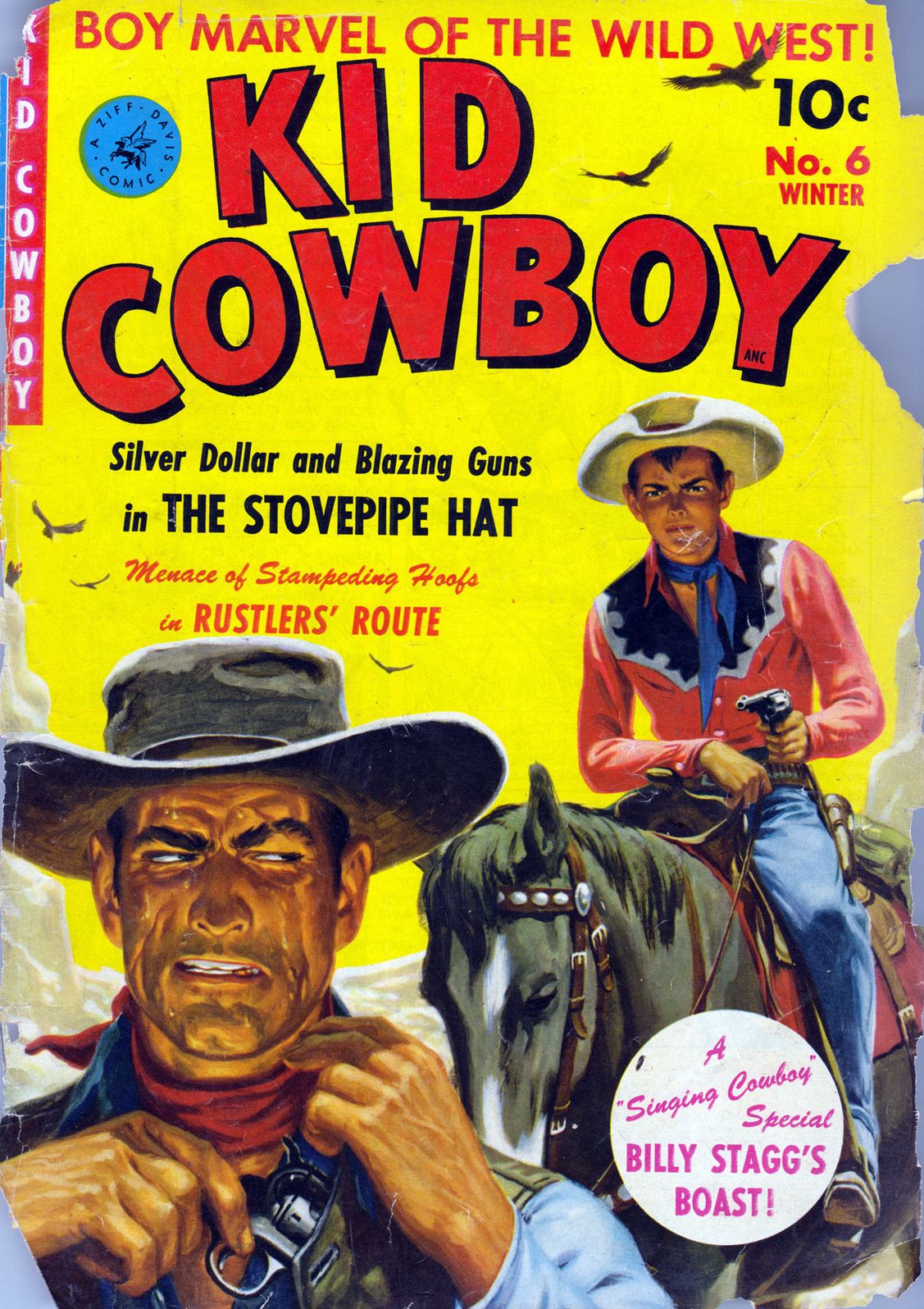 Kid Cowboy Number 6 Western Comic Book