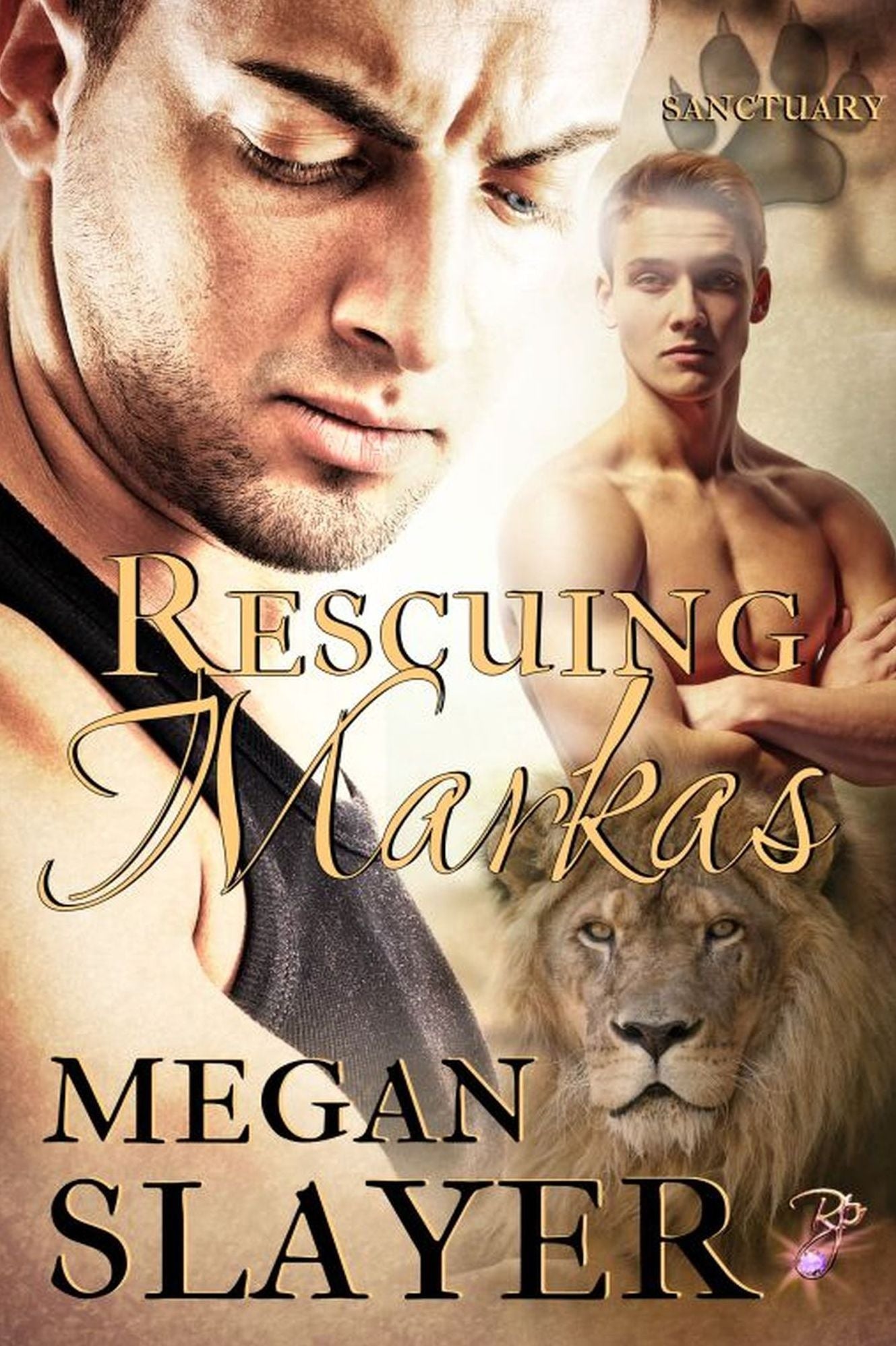 Rescuing Markas (Sanctuary, Book One) (Gay Shapeshifter Romance) by Megan Slayer