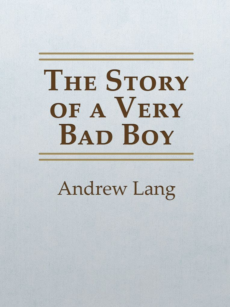 The Story Of A Very Bad Boy