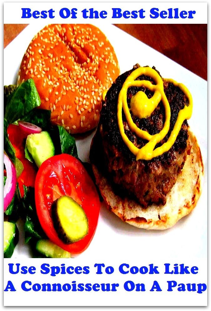 Best of the best seller Use Spices To Cook Like A Connoisseur On A Paup(bread, cooking, cuisine, drink,fare, feed, foodstuff, meal, meat, snack, aliment)
