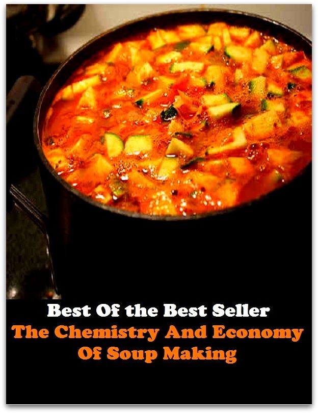 Best of the best seller The Chemistry And Economy Of Soup Making(bread, cooking, cuisine, drink,fare, feed, foodstuff, meal, meat, snack, aliment)