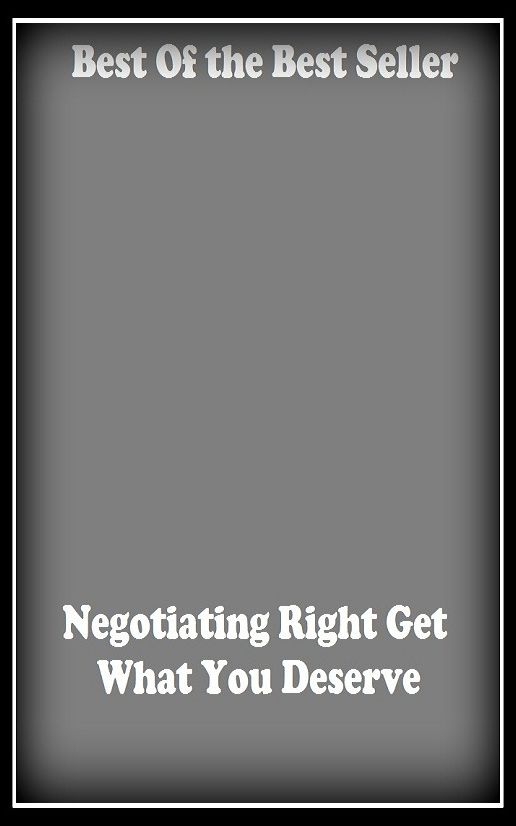 Best of the best seller Negotiating Right Get What You Deserve(eighteen holes, medal play, nine holes, athletics, fun, game, pastime, action, amusement, ball, disport)