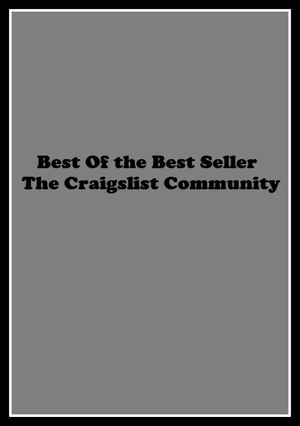 best of the best seller The Craigslist Community (Internet, World Wide Web, communications, computer network, data bank, data network, electronic highway, email, global village, infobahn, virtual community)