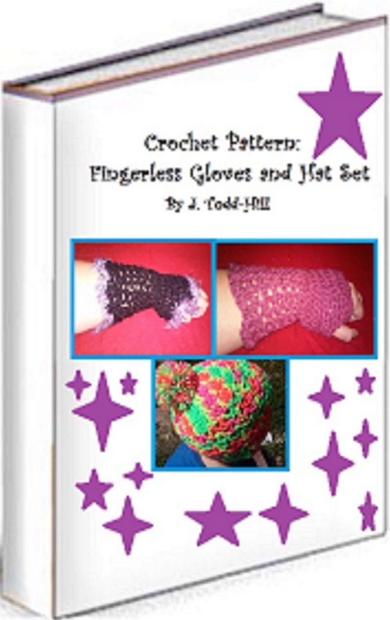 Crochet Pattern: Fingerless Glove and Hat Set