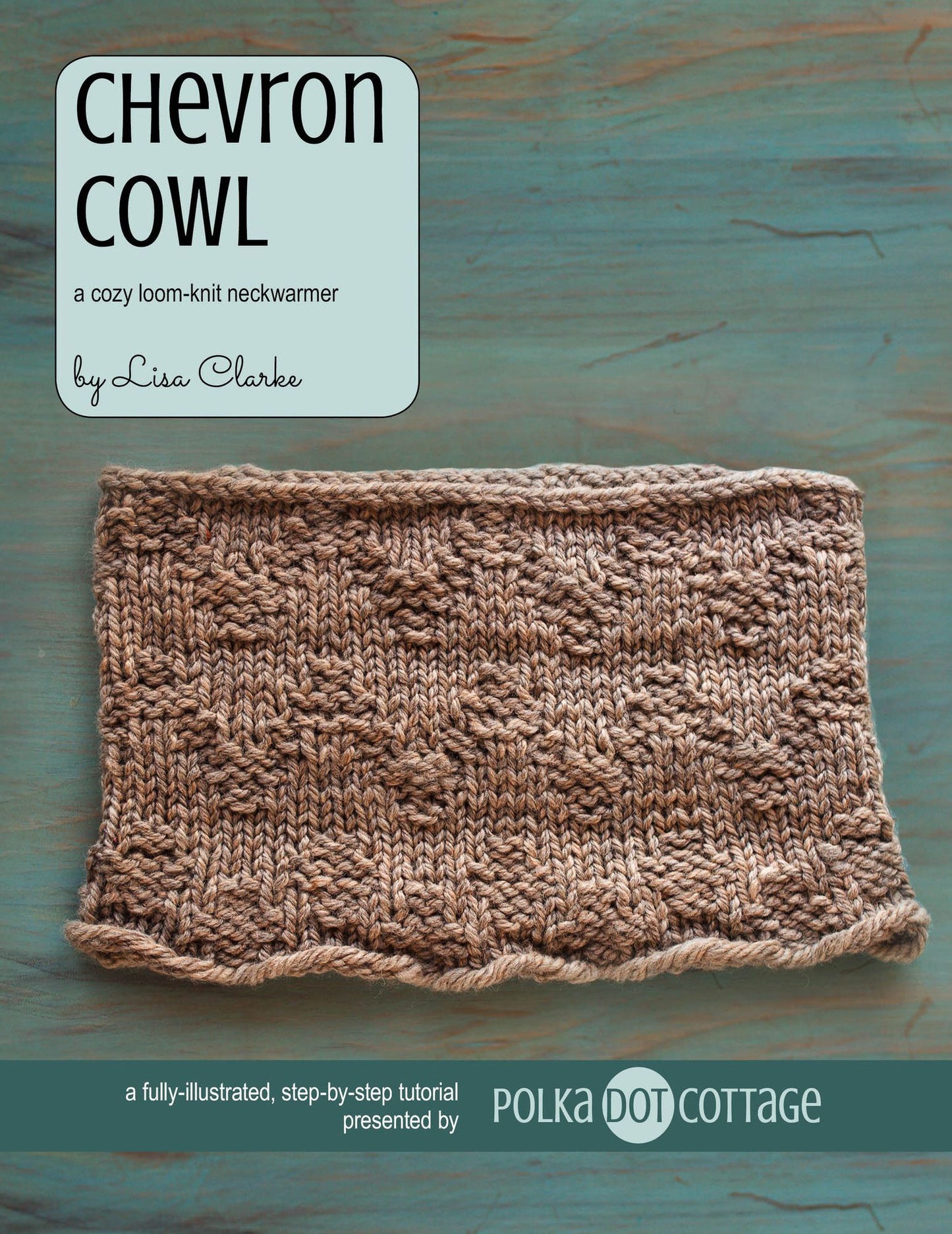 The Chevron Cowl: A Cozy Loom-Knit Neckwarmer