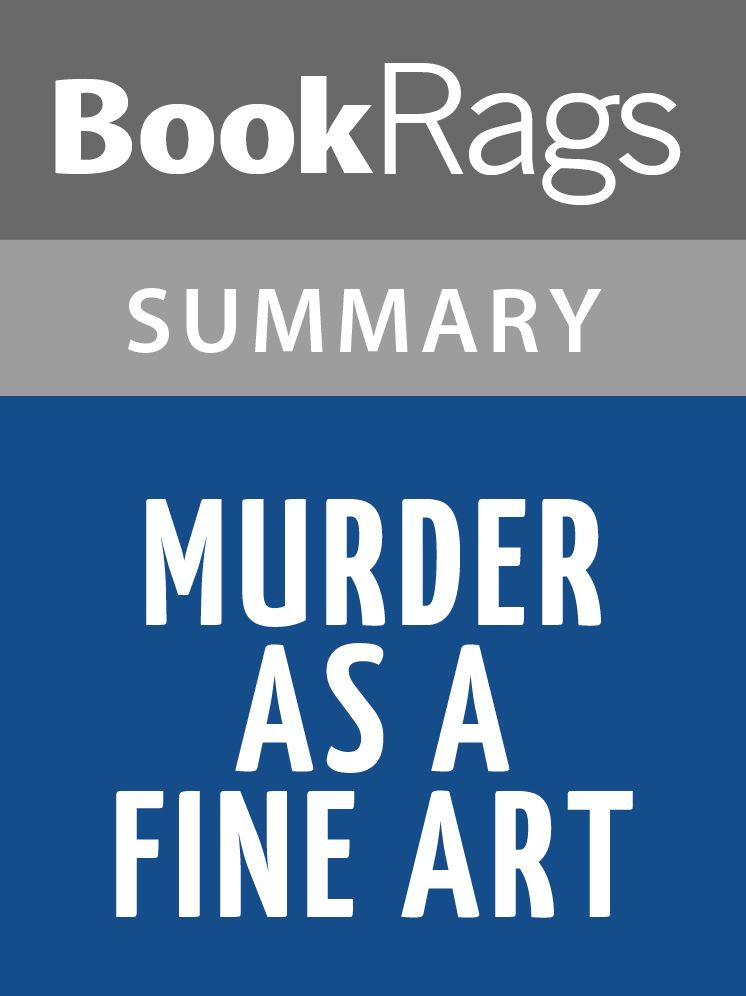Murder as a Fine Art by David Morrell l Summary & Study Guide