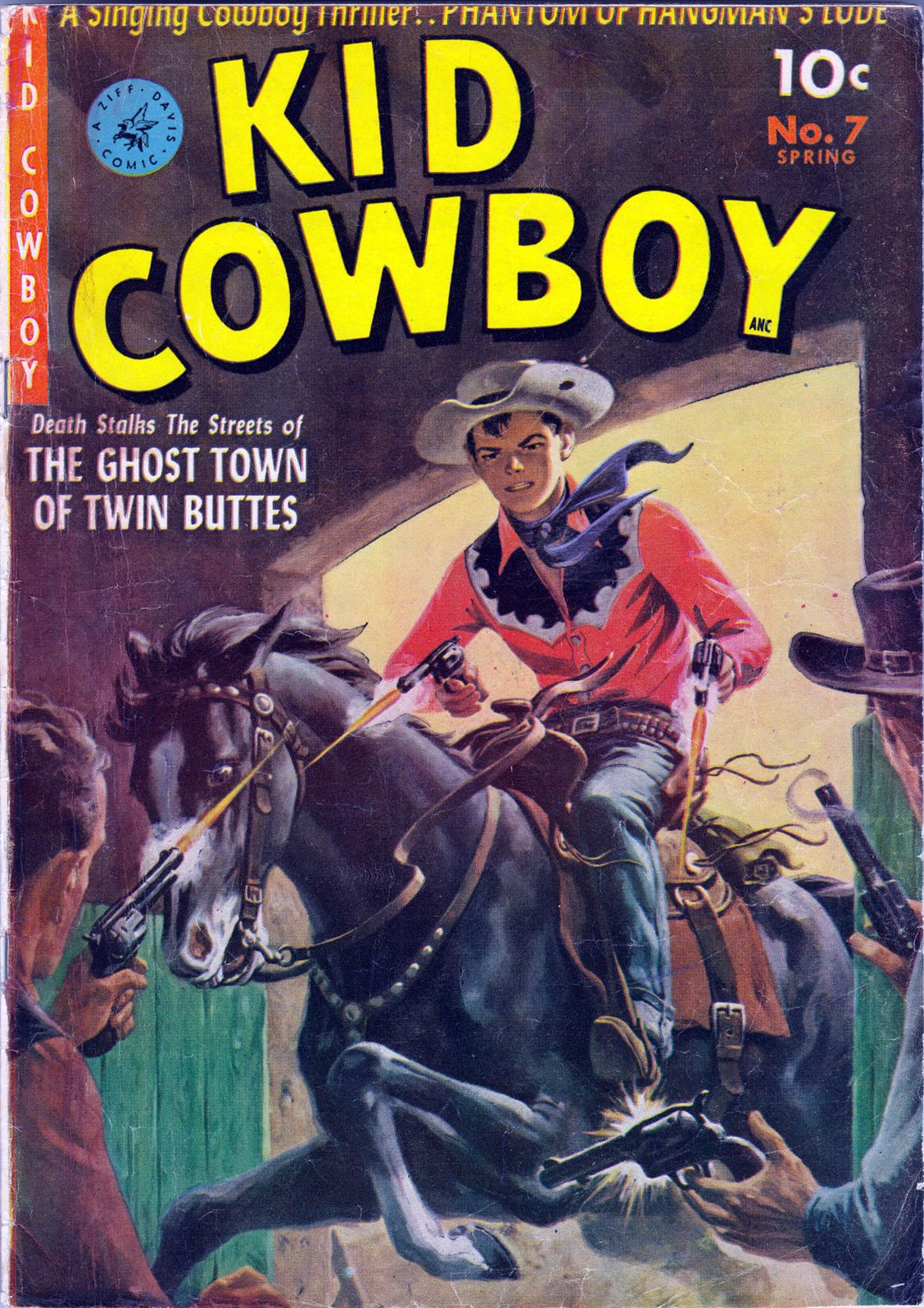 Kid Cowboy Number 7 Western Comic Book