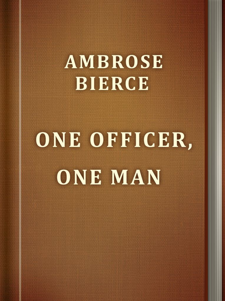 One Officer, One Man