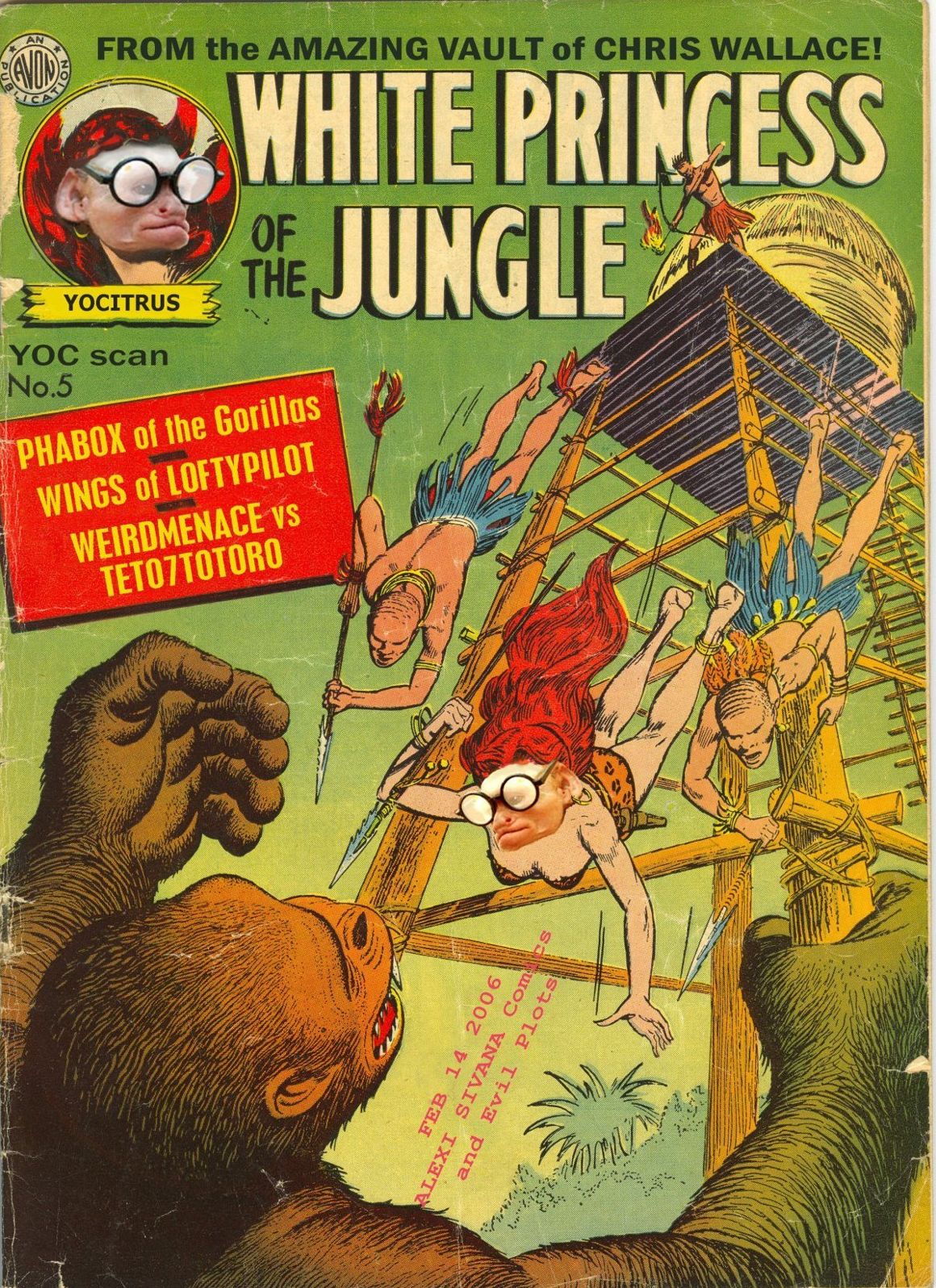 White Princess of the Jungle Number 5 Action Comic Book