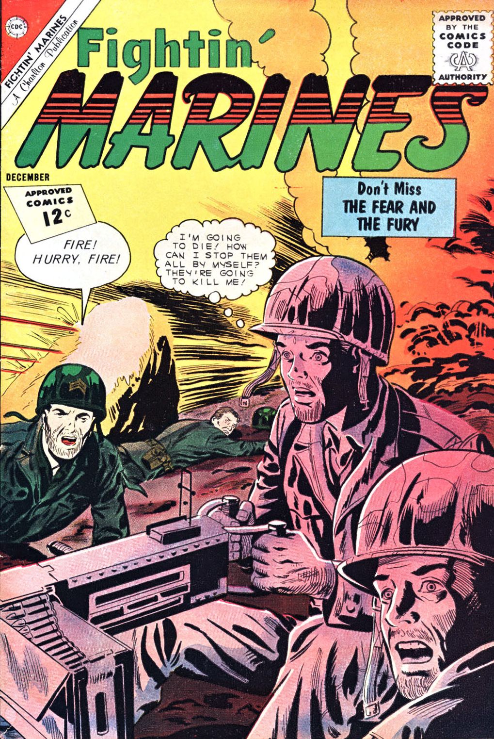 Fightin Marines Number 50 War Comic Book