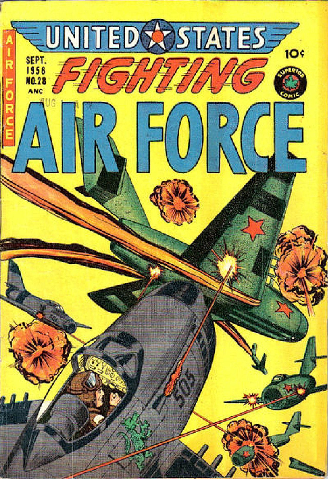 US Fighting Air Force Number 28 War Comic Book