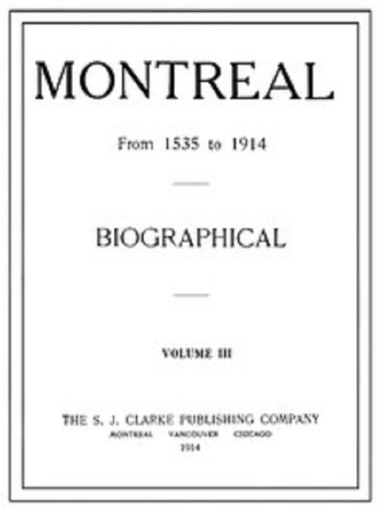 Montreal from 1535 to 1914 (Illustrated)