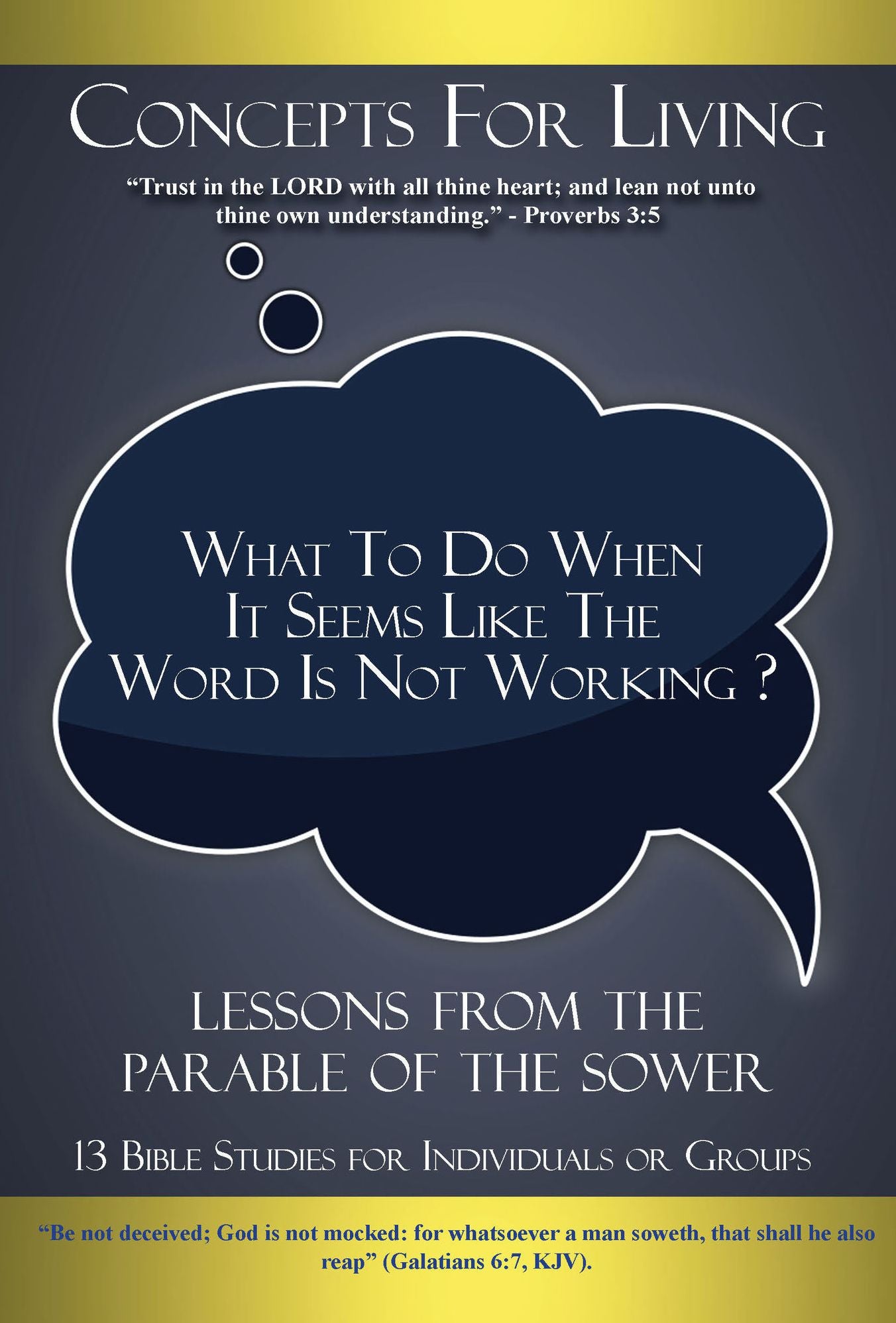 Concepts for Living Adult: What To Do When It Seems Like The Word Is Not Working