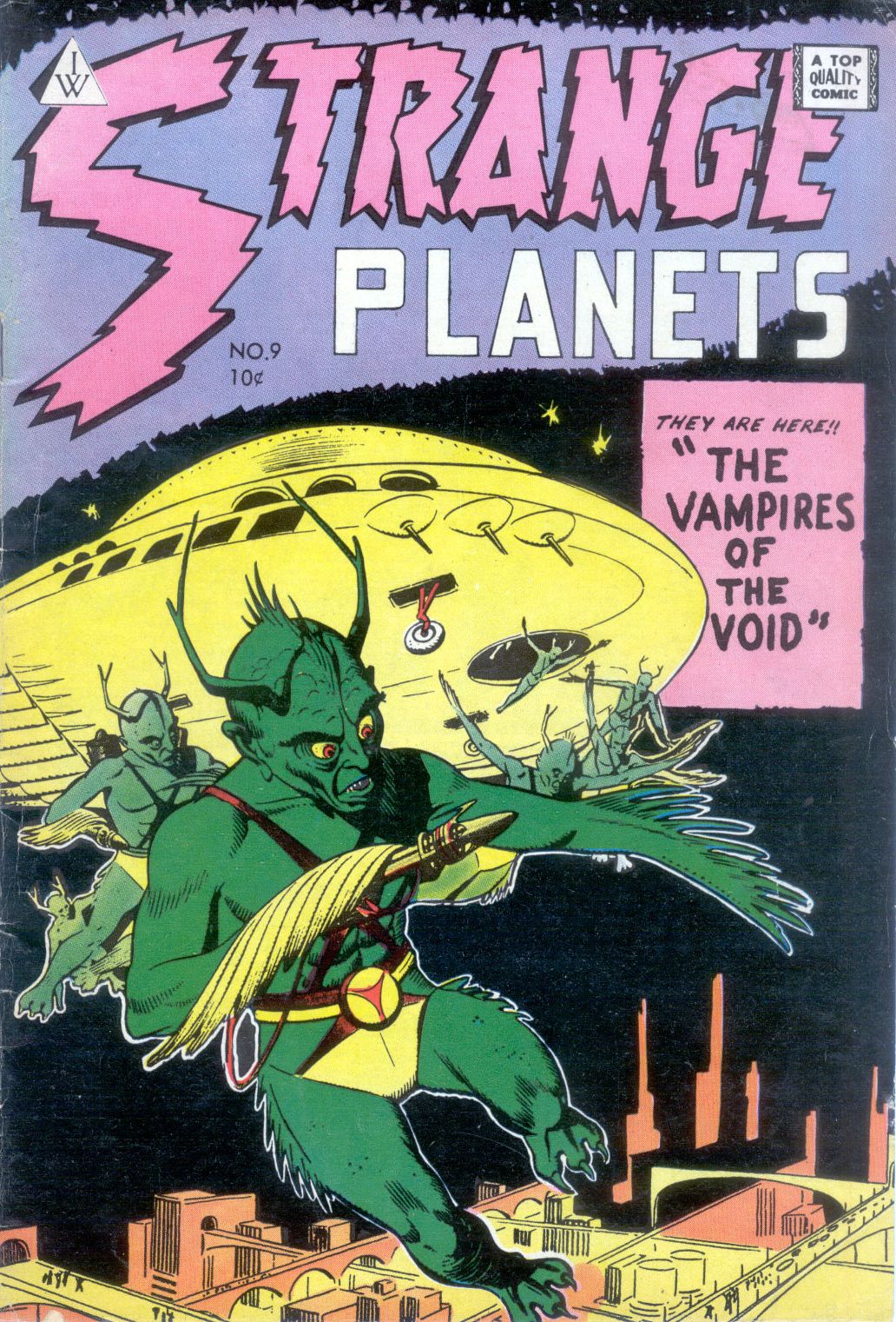 Strange Planets Number 9 Science Fiction Comic Book