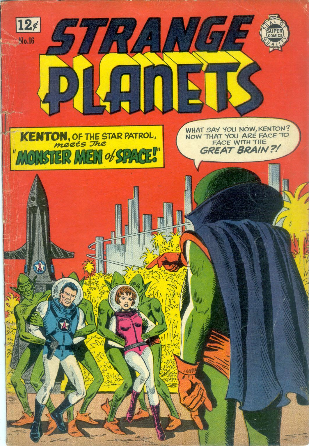 Strange Planets Number 16 Science Fiction Comic Book