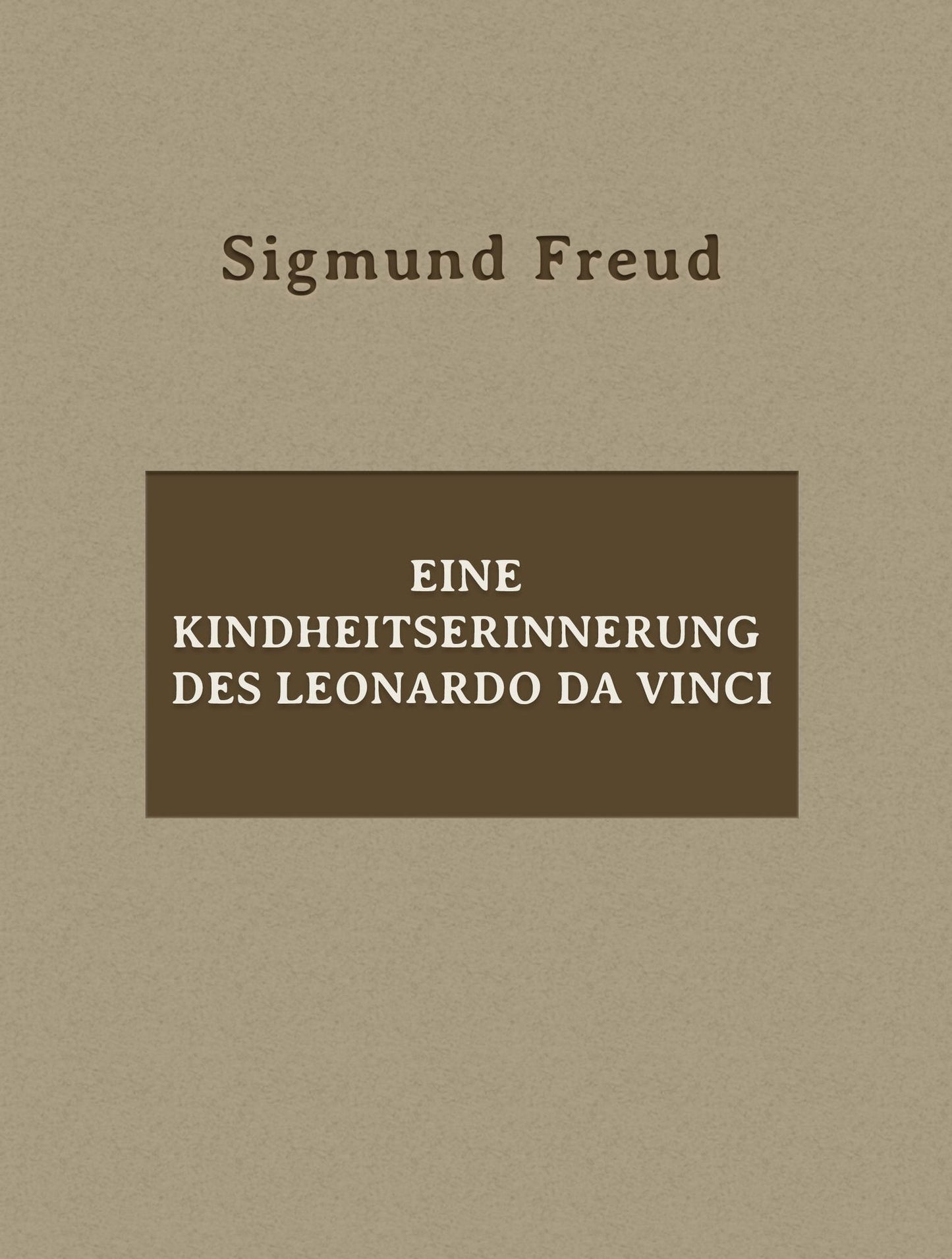 Eine Kindheitserinnerung des Leonardo da Vinci