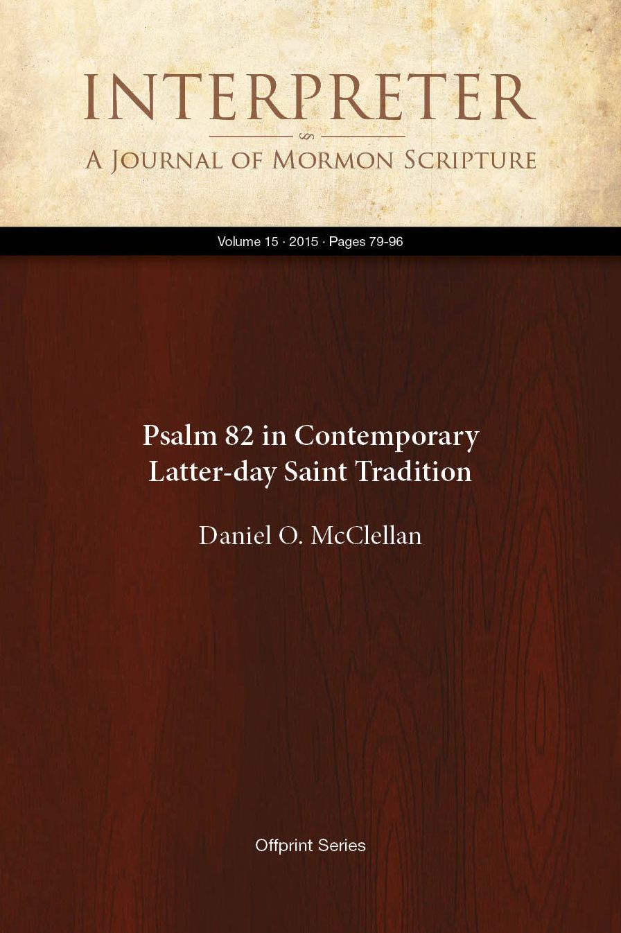 Psalm 82 in Contemporary Latter-day Saint Tradition
