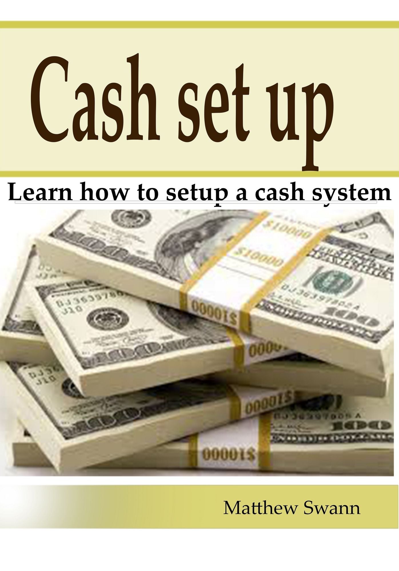 Cash Setup