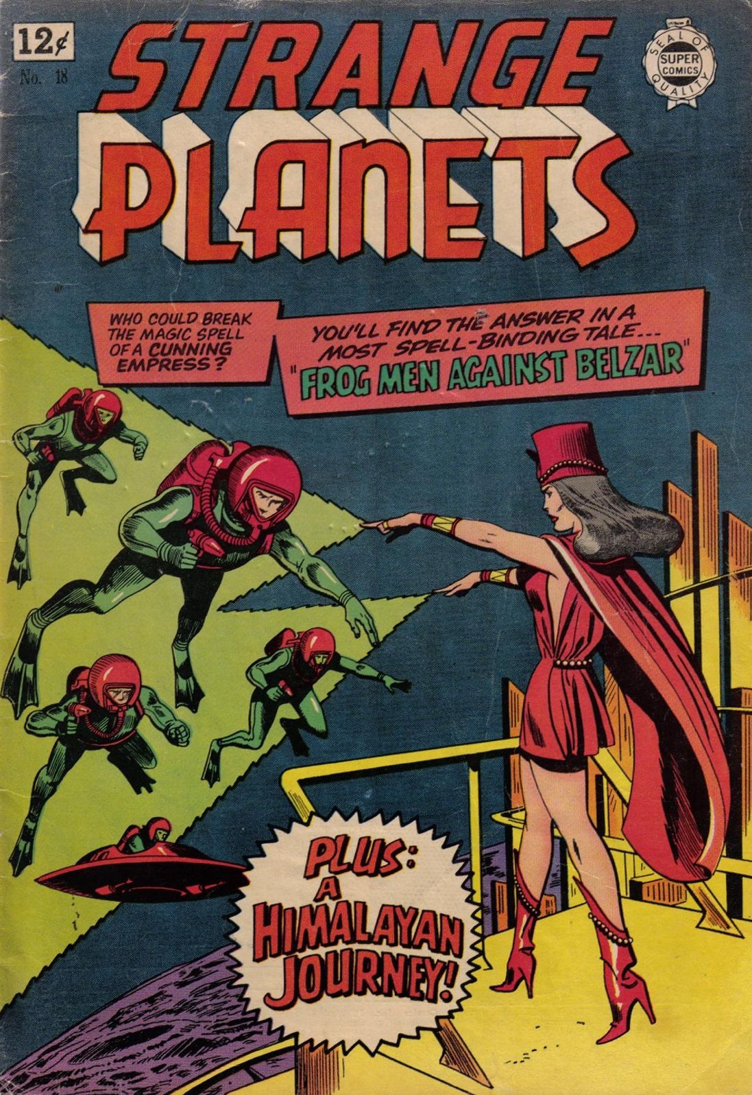 Strange Planets Number 18 Science Fiction Comic Book
