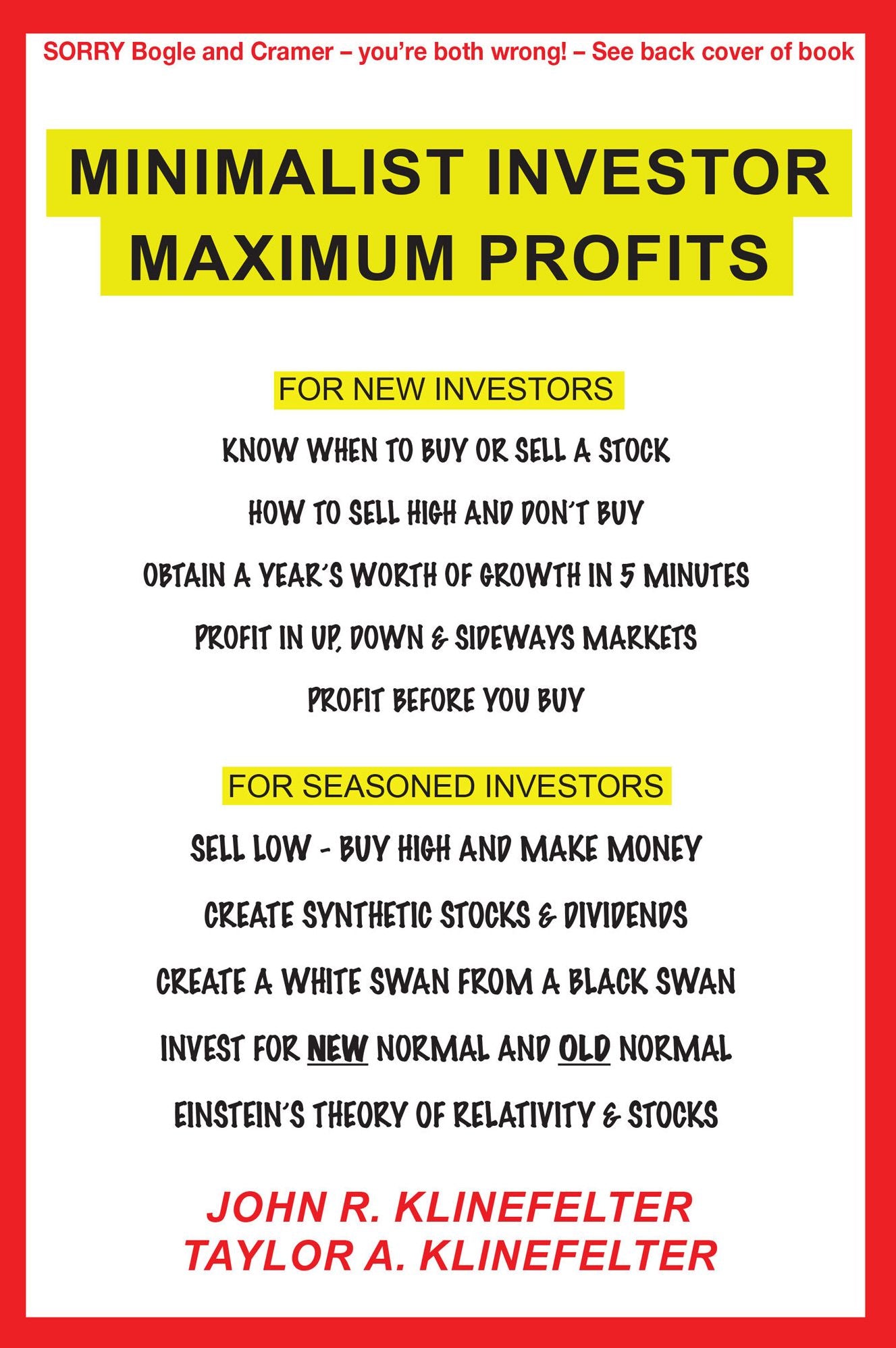 Minimalist Investor Maximum Profits