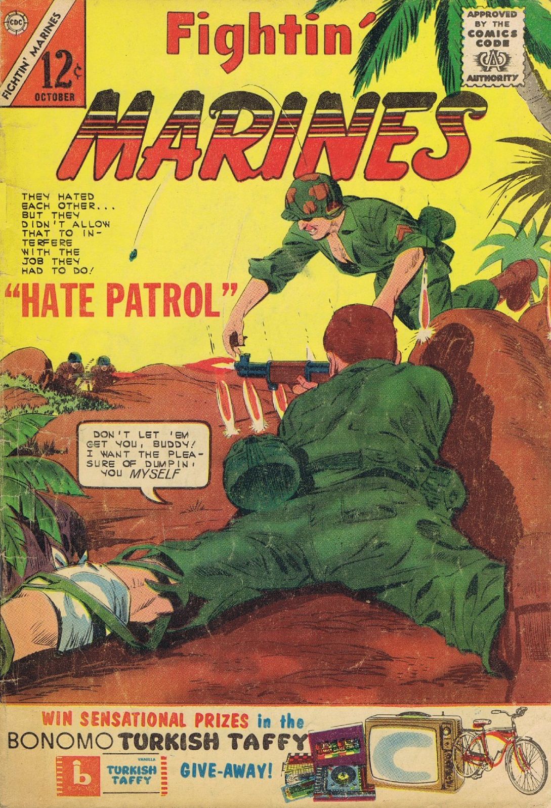 Fightin Marines Number 55 War Comic Book