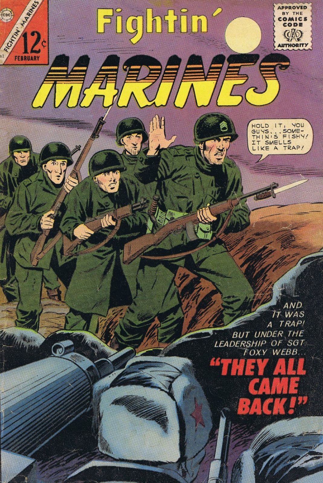 Fightin Marines Number 62 War Comic Book