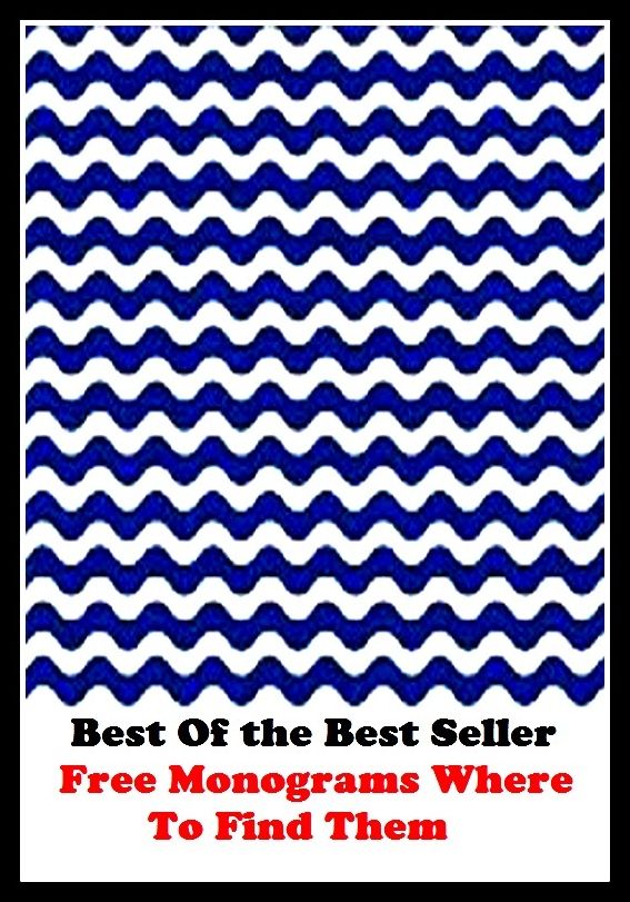 Best of the best seller Free Monograms Where To Find Them(character,cipher,design,identification,initials,architecture,arrangement,composition,construction,drawing)