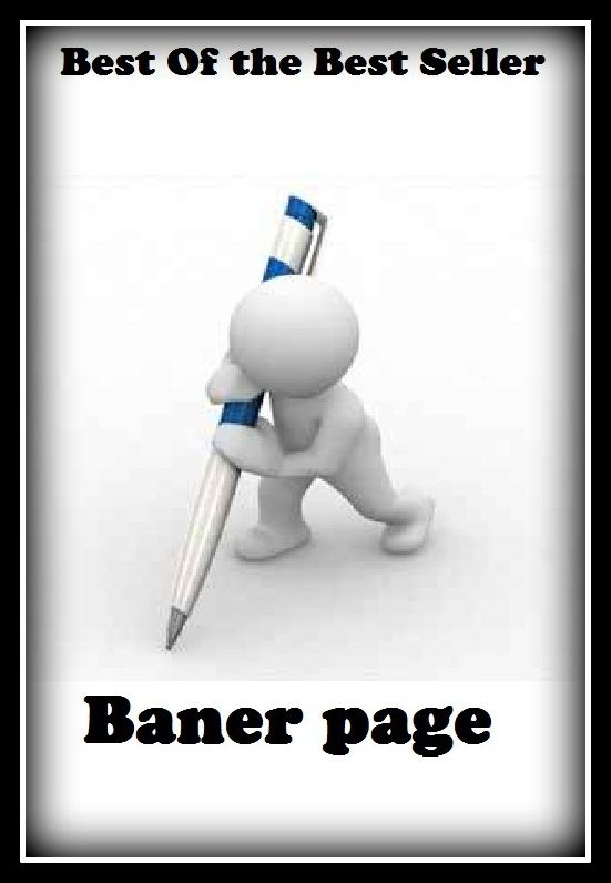 Best of the Best Sellers Baner page (folio, sheet, side, leaf, letter, document, lamina, foil, paginate, script)