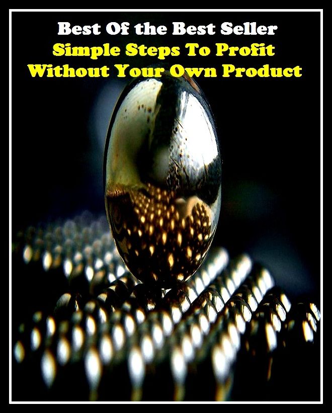 Best of the Best Sellers Simple Steps To Profit Without Your Own Product (gain, avail, benefit, utility, behoof, production, surplus, turnout, output, interest)
