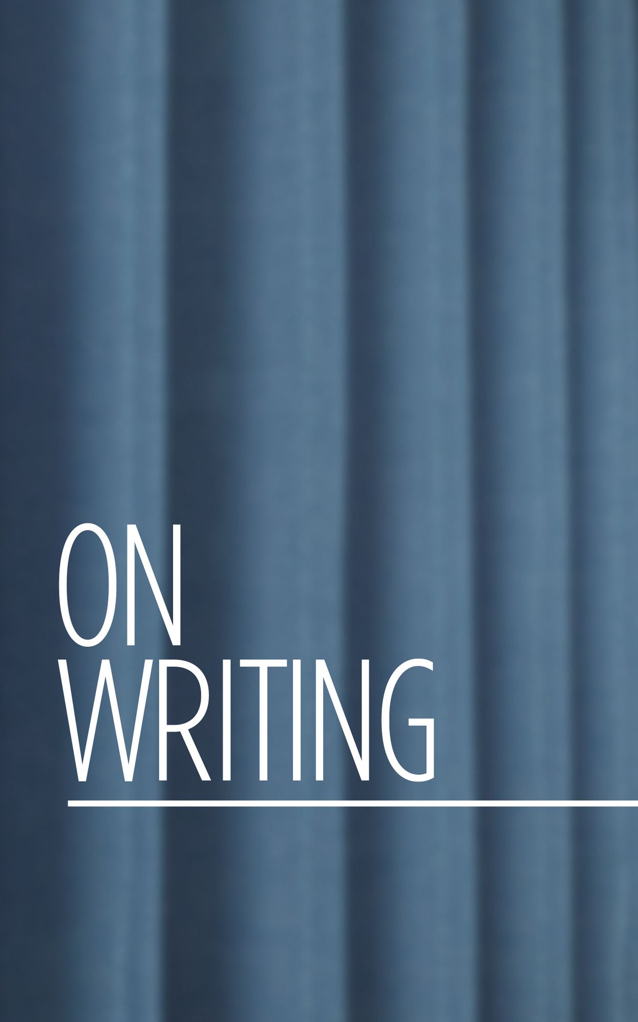 On Writing