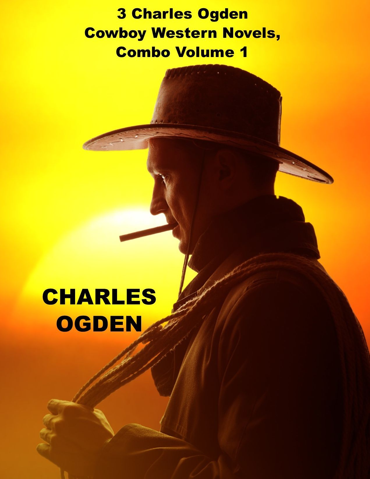 3 Charles Ogden Cowboy Classic Western Novels, Combo Volume 1