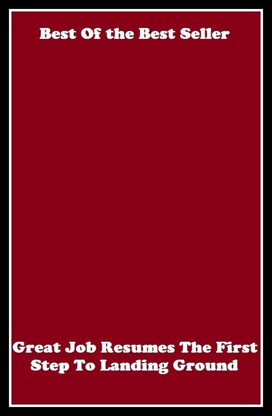 Best of the best seller Great Job Resumes The First Step To Landing Gr(article,biography,brochure,composition,drama,essay,history,information,leaflet,novel)