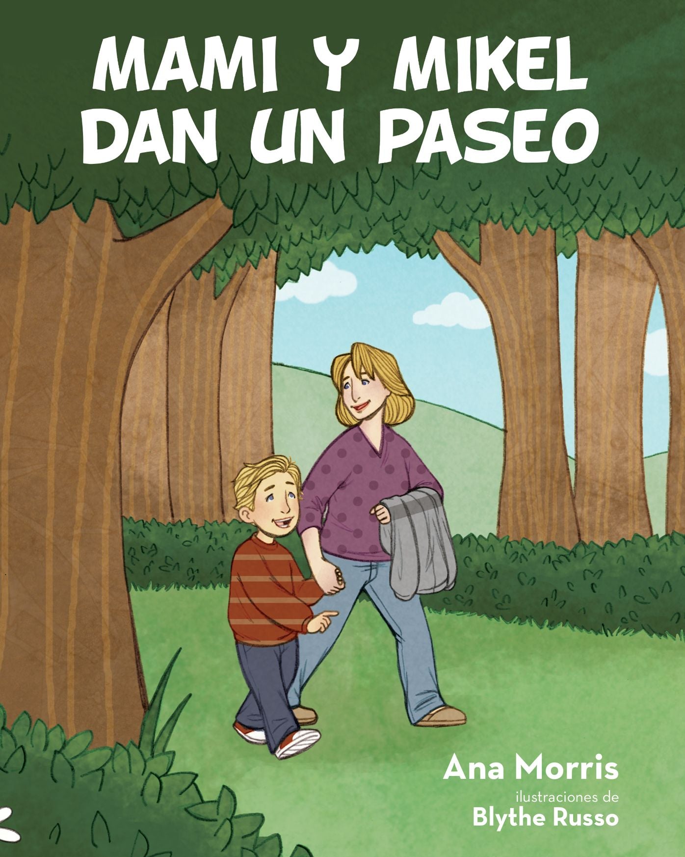 Mami y Mikel dan un paseo