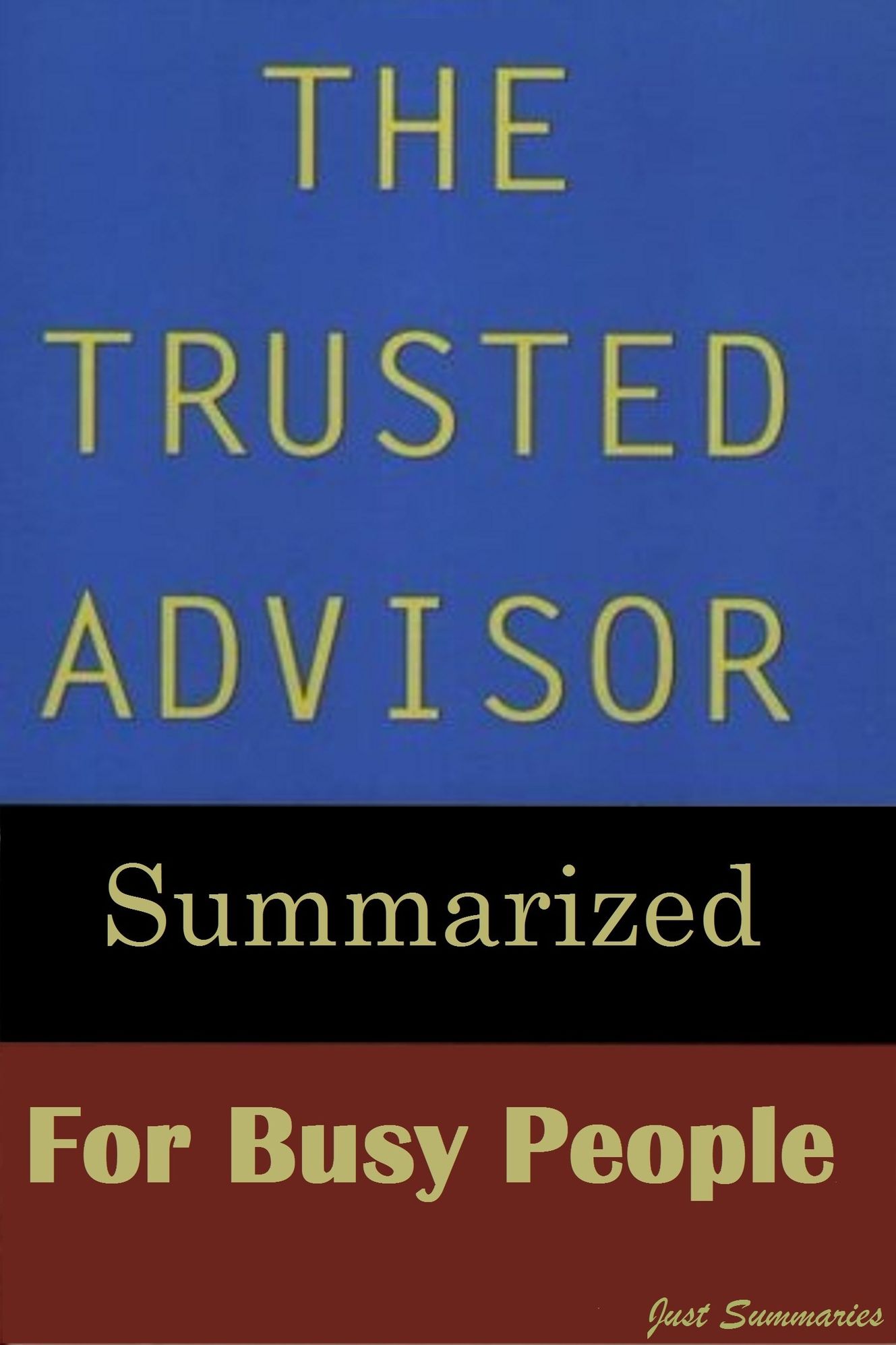 Trusted Advisor Summarized for Busy People