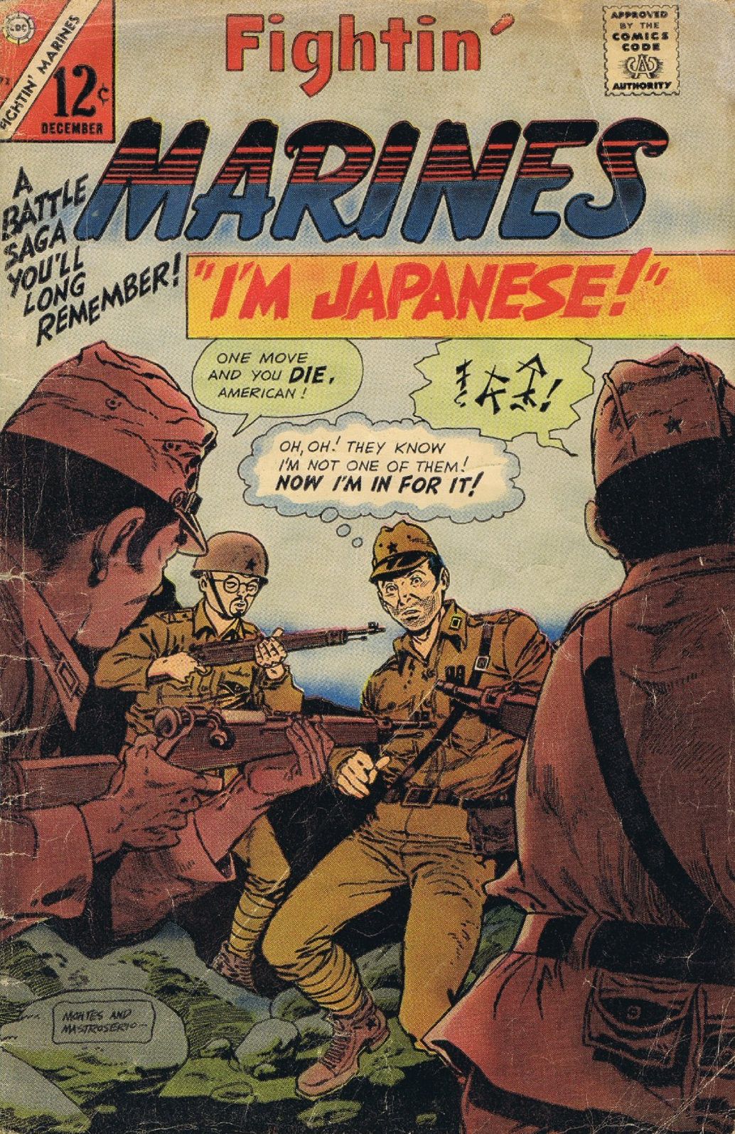 Fightin Marines Number 72 War Comic Book