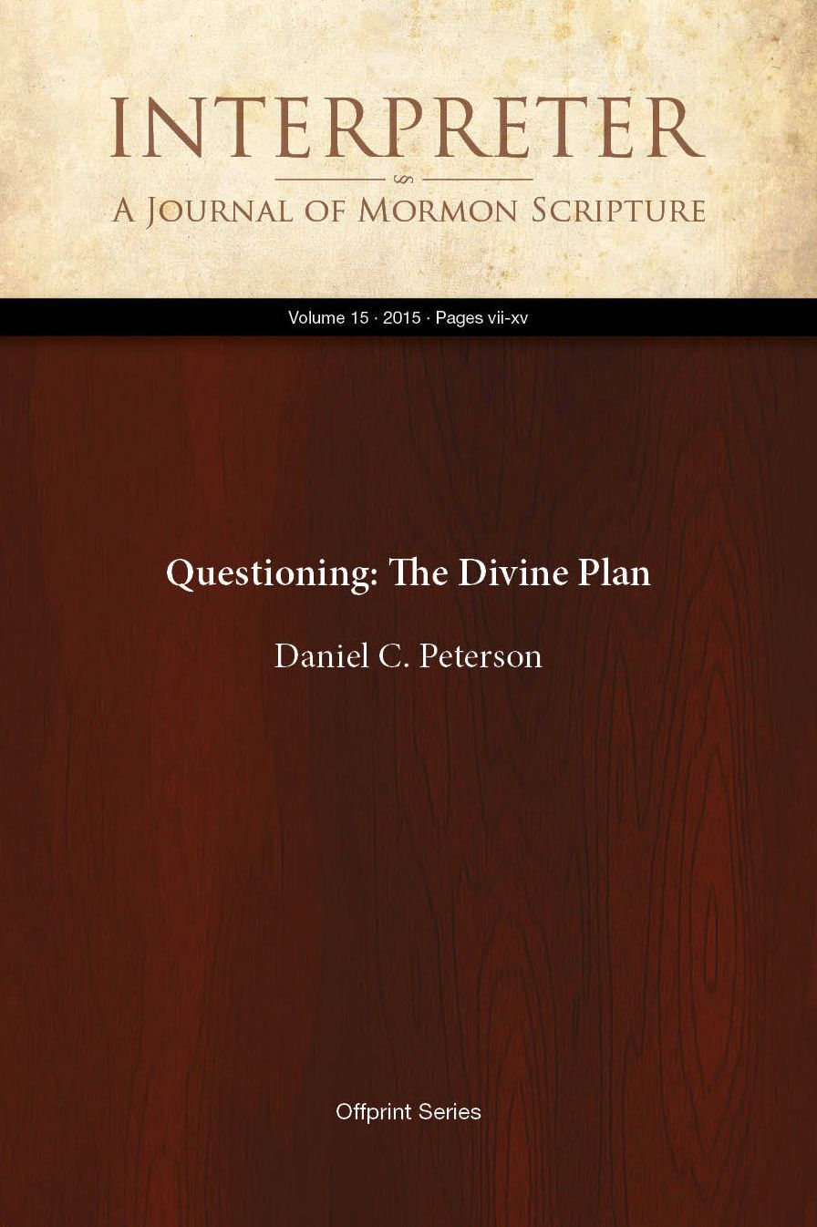 Questioning: The Divine Plan