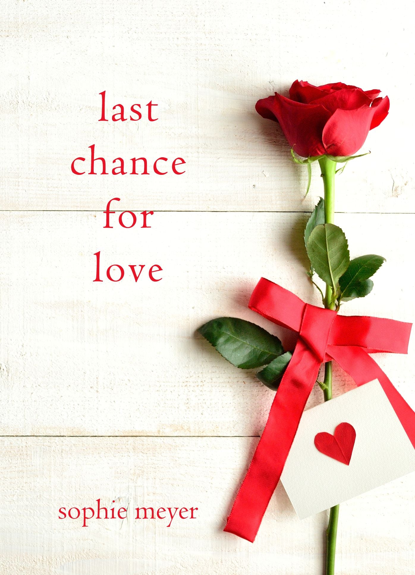 Last Chance for Love (a romantic comedy)