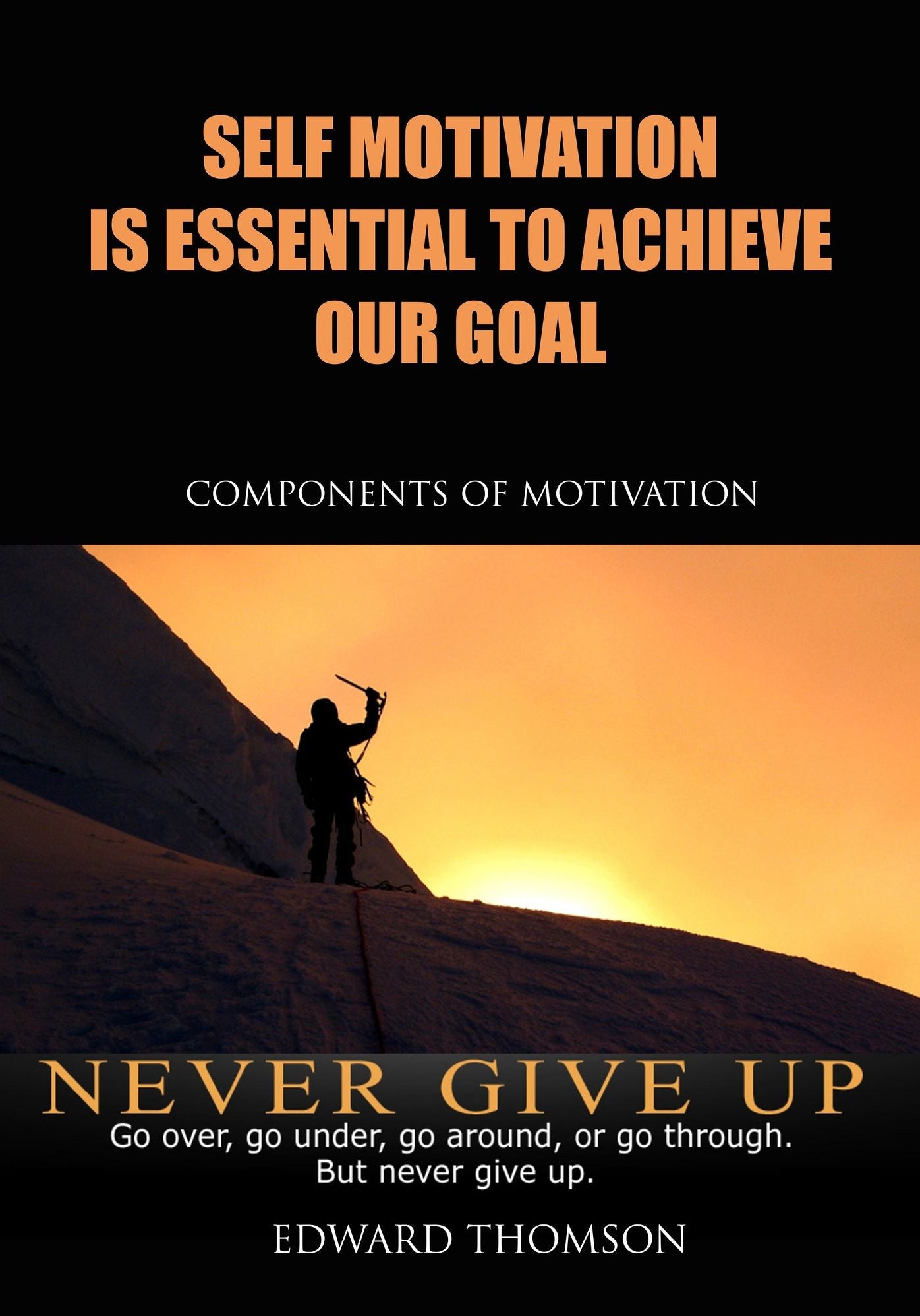 Self motivation is essential to achieve our goal: Components of motivation