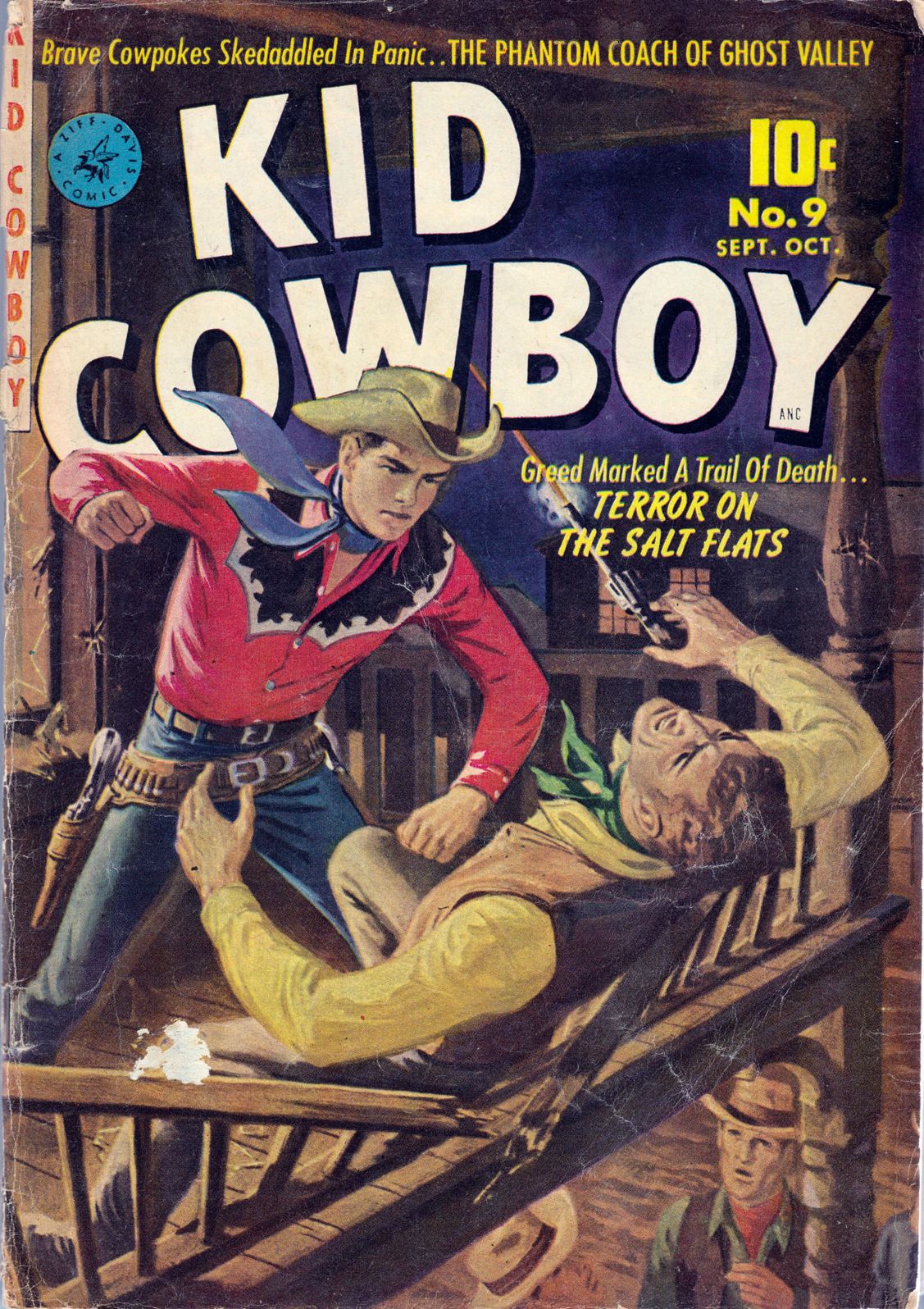 Kid Cowboy Number 9 Western Comic Book