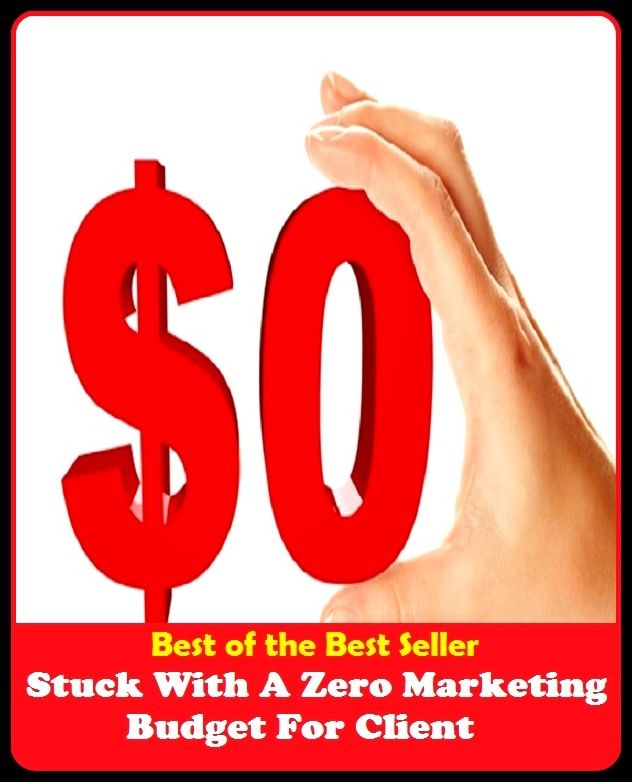 Best of the best sellers Stuck With A Zero Marketing Budget For Client G ( managing, organization, running, supervision, administration, management, direction, admin, command, control, care )