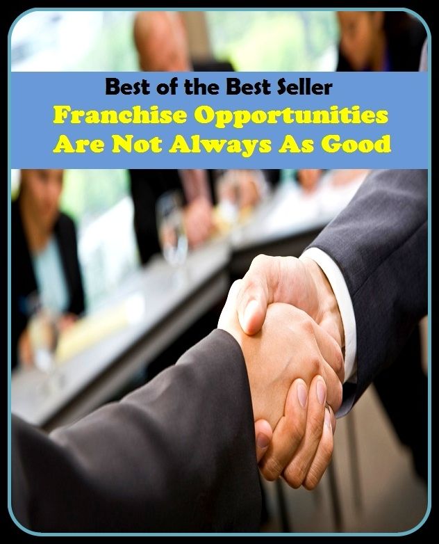 Best of the best sellers Franchise Opportunities Are Not Always As Good ( managing, organization, running, supervision, administration, management, direction, admin, command, control, care )